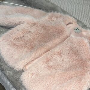 Pink Faux Fur Jacket